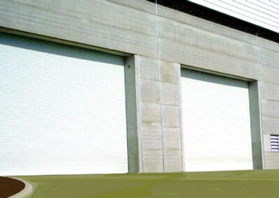 Porta de enrolar automática de alumínio