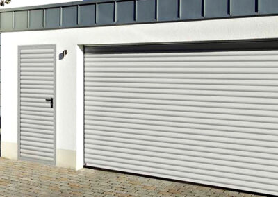 Porta de enrolar automática de alumínio