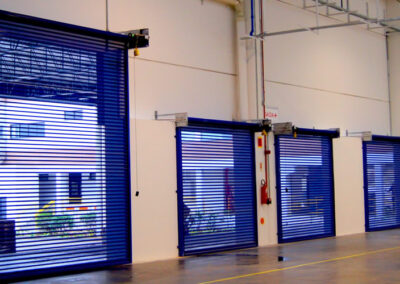 Porta automatizada de enrolar